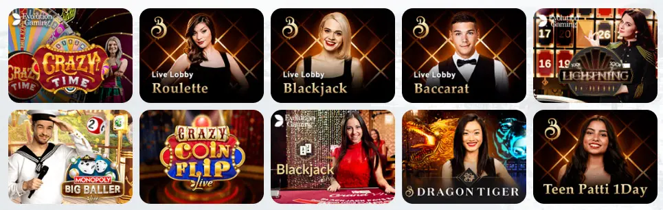 Jeux de casino en direct SAVANNA WINS CASINO