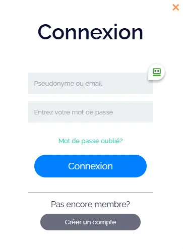 Connexion des membres du SAVANNA WINS CASINO